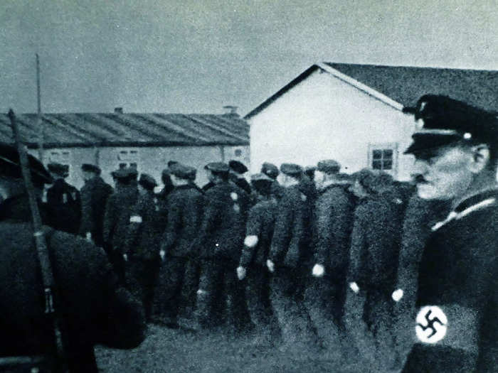 THEN: The Dachau concentration camp in 1933, which was the first camp opened by the Nazis for political prisoners. It eventually turned into a death camp for Jews.