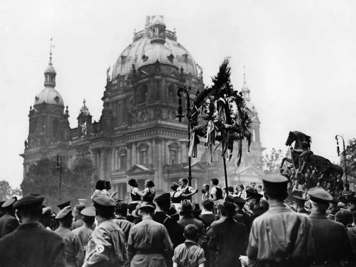 THEN: The Berlin Cathedral in 1935. The building