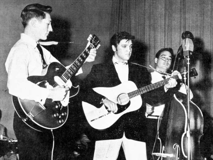 1956: "Heartbreak Hotel" — Elvis Presley