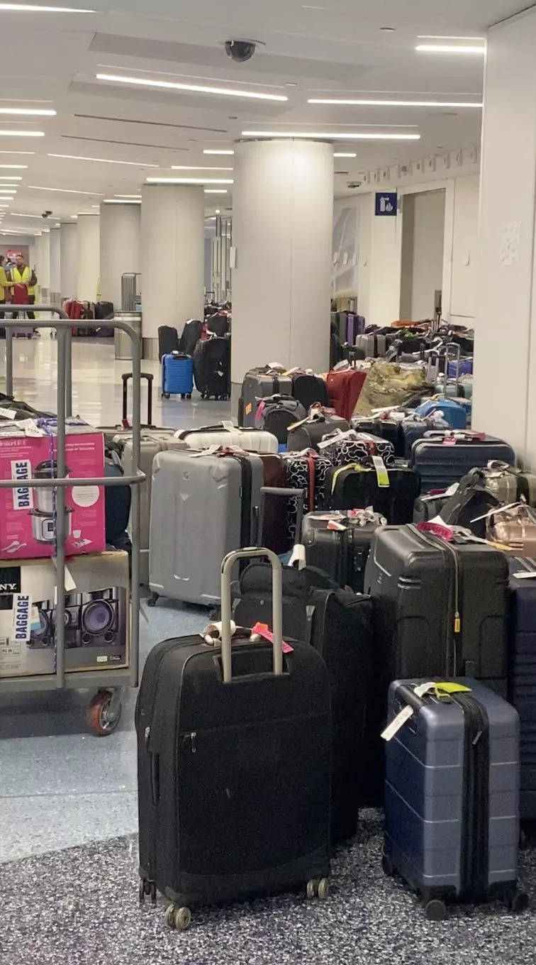 The bags at LAX when Goodman-Williams returned — none of which were his