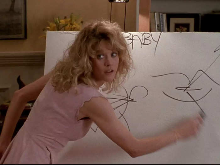 A number of scenes were improvised, including the Pictionary game scene, which resulted in the memorable line "baby fish mouth."