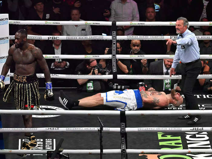 Deontay Wilder rolled back the years to re-establish himself as one of the scariest fighters on the planet when he put Robert Helenius on his back and kept him there for a while with his trademark punching power.