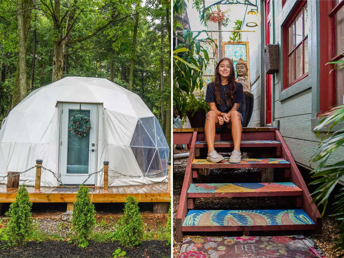 From sleeping in tiny homes to glamping in domes, I