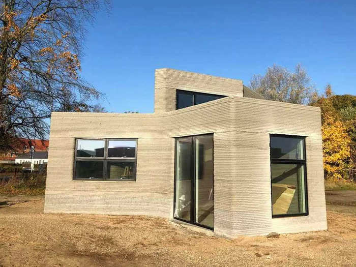 … to a fully printed 400-square-foot concrete tiny home in Denmark.