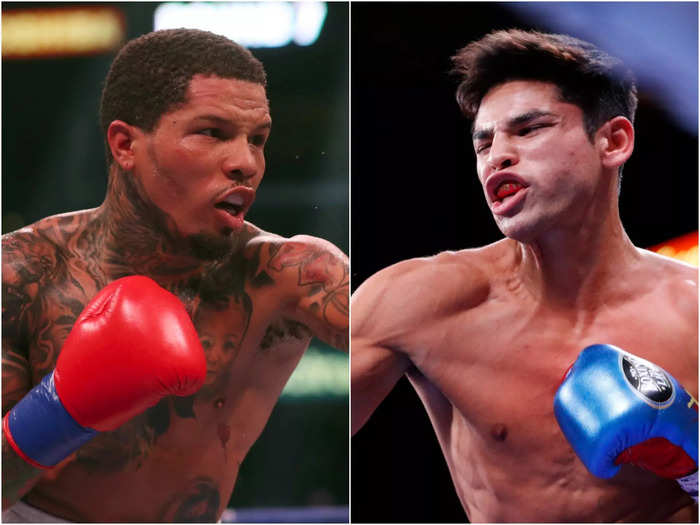 Gervonta Davis vs. Ryan Garcia — a catchweight boxing match.