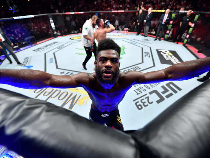 Aljamain Sterling vs. Henry Cejudo — the UFC bantamweight championship bout.