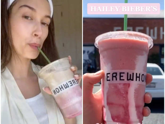 8. The $17 Hailey Bieber smoothie