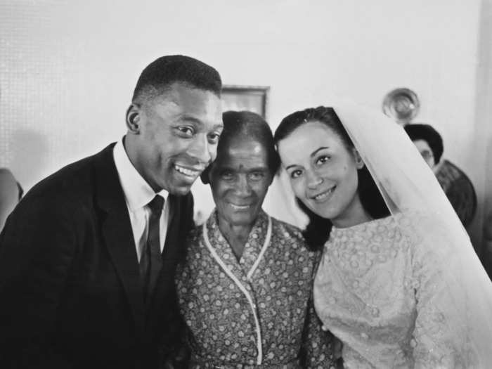 Later, Pelé married Rosemeri dos Reis Cholby, in 1966, his first of what would be three marriages.