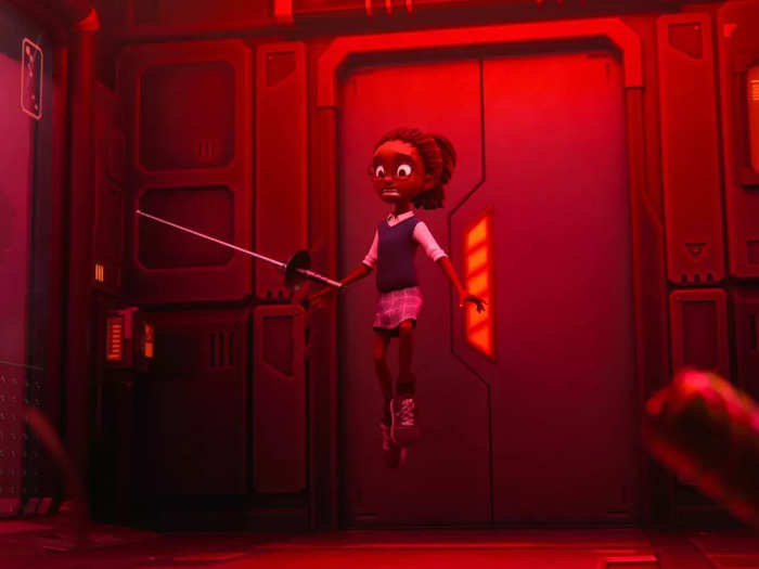 "My Dad the Bounty Hunter" is an animated sci-fi series with Priah Ferguson (Erica in "Stranger Things") voicing one of the lead characters.