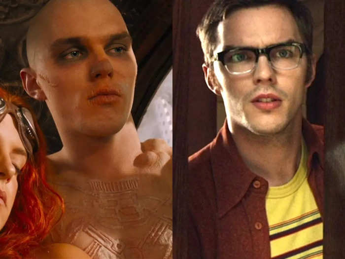 Nicholas Hoult has transformed for his roles as Nux in "Mad Max: Fury Road" and Hank McCoy/Beast in the "X-Men" films.