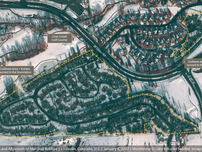 By January 1, 2022, the Marshall wildfire had swept through Louisville, Colorado, near Boulder, in the dead of the winter, destroying 1,000 homes, and forcing 35,000 to evacuate.