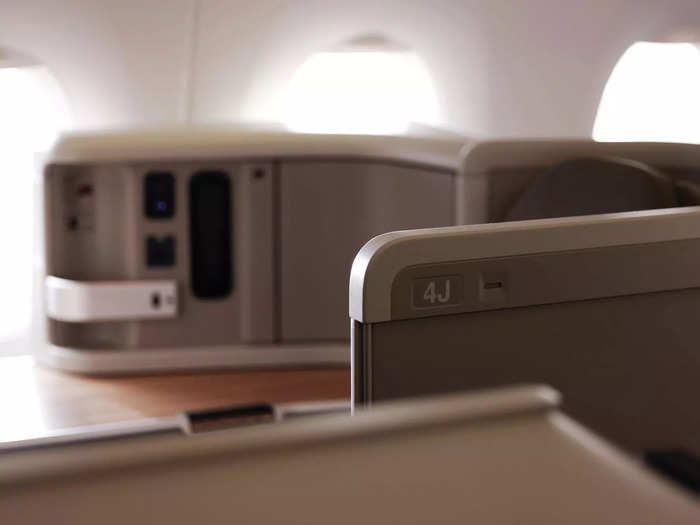 Moreover, each seat number is illuminated in the dark to make it easier for passengers to locate their lounger...