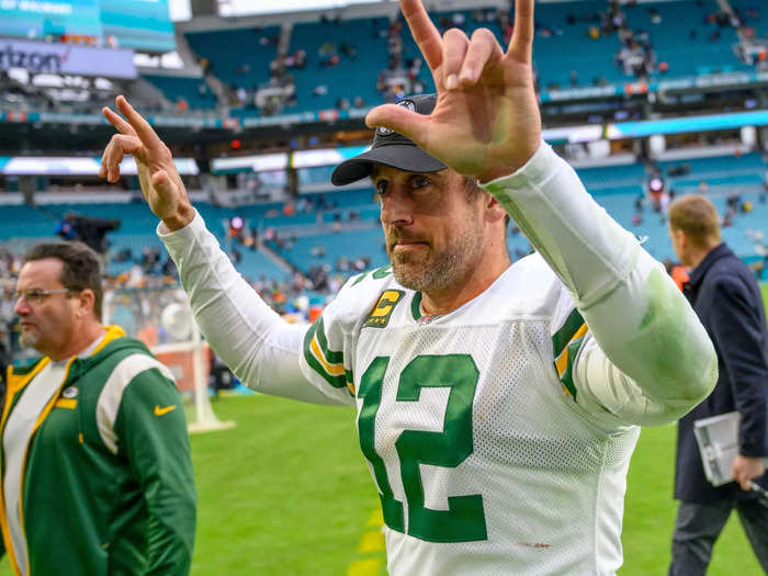 QB: Aaron Rodgers, Green Bay Packers