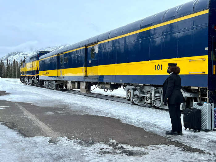 For breathtaking views of the Alaskan wilderness, I rode the Aurora Winter Train from Fairbanks to Anchorage.