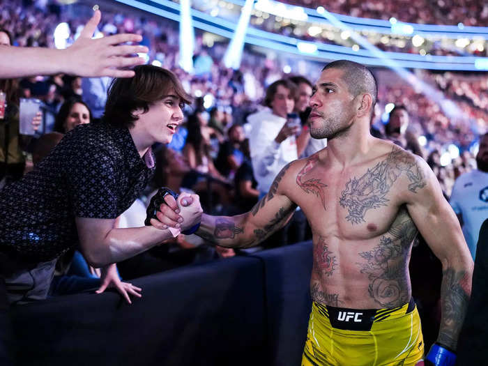 Alex Pereira only made his UFC debut last year but is already the champion.