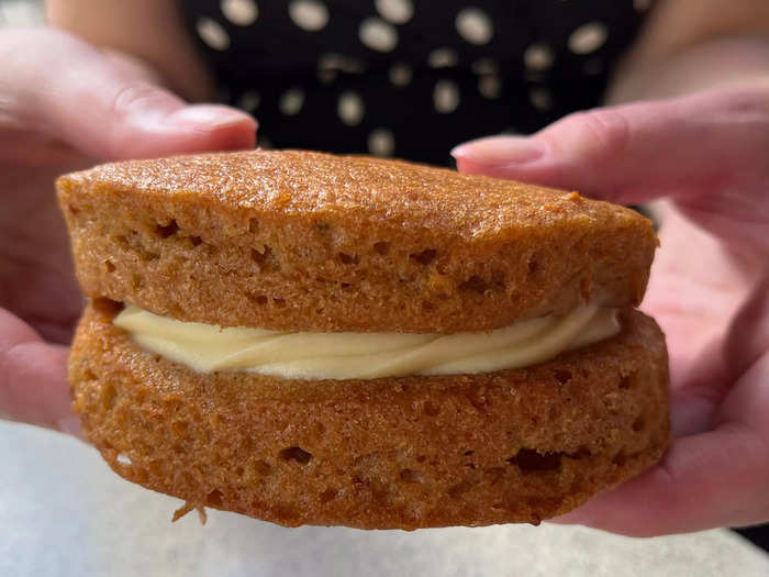 First, I visited Trolley Car Cafe for a carrot-cake cookie.