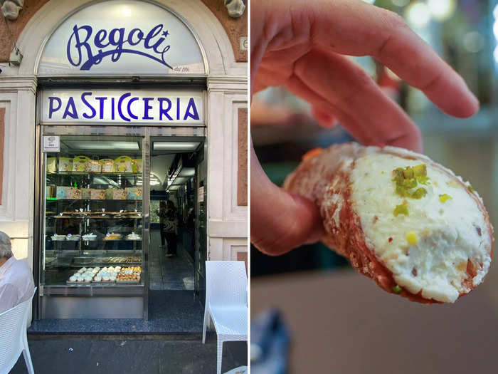 I did my research to find the best cannoli in Italy, and I tasted it in Rome.