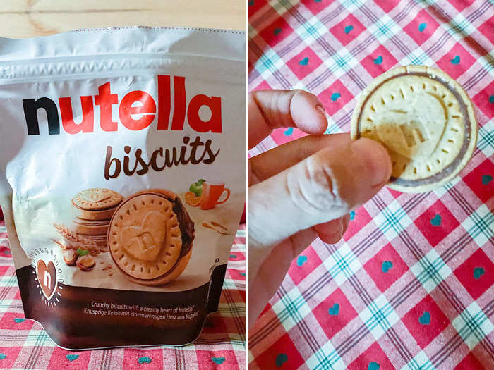 When I arrived in Italy, I picked up Nutella Biscuits from the train station in Venice, and it