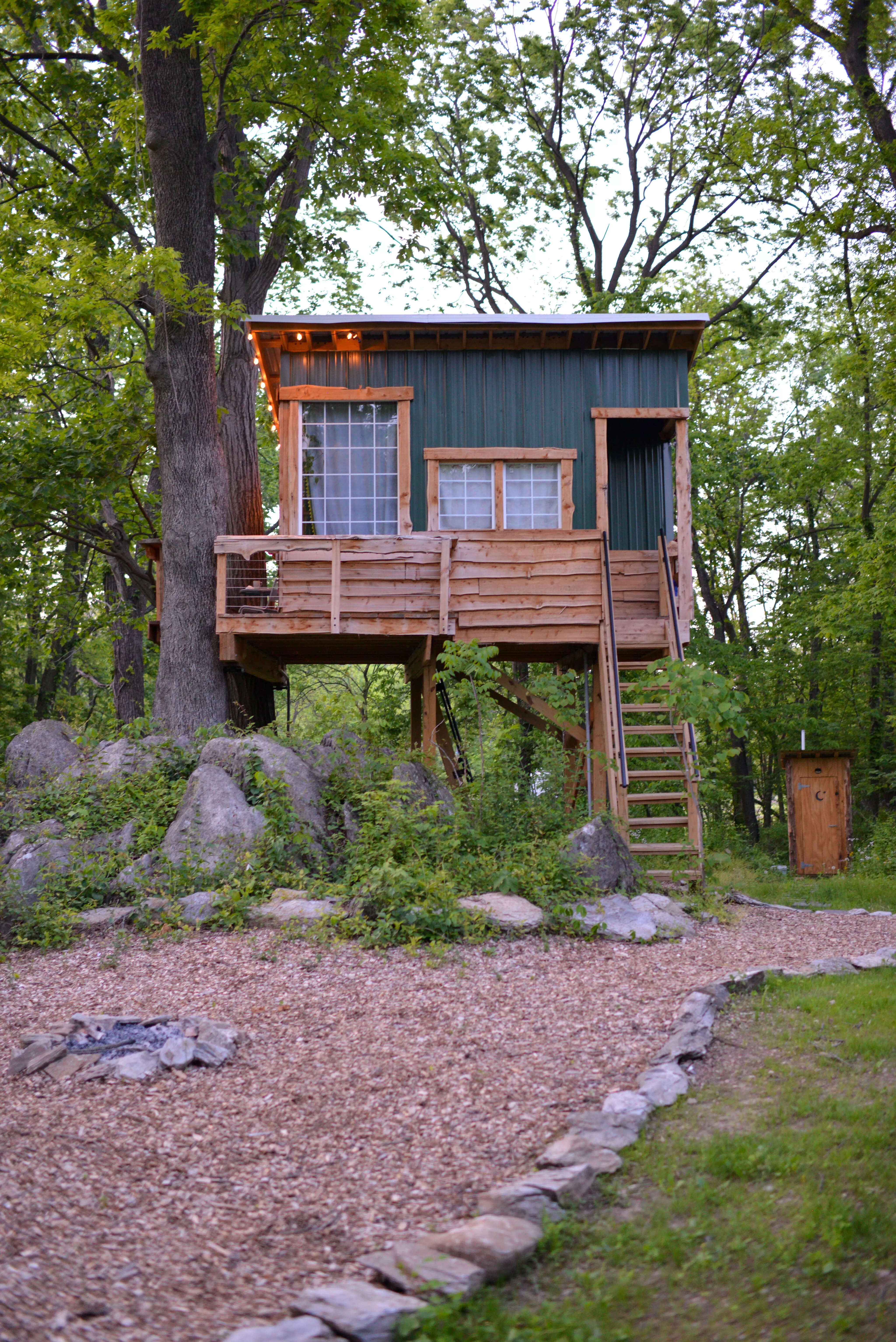 The Airbnb treehouse in Will Sutherland