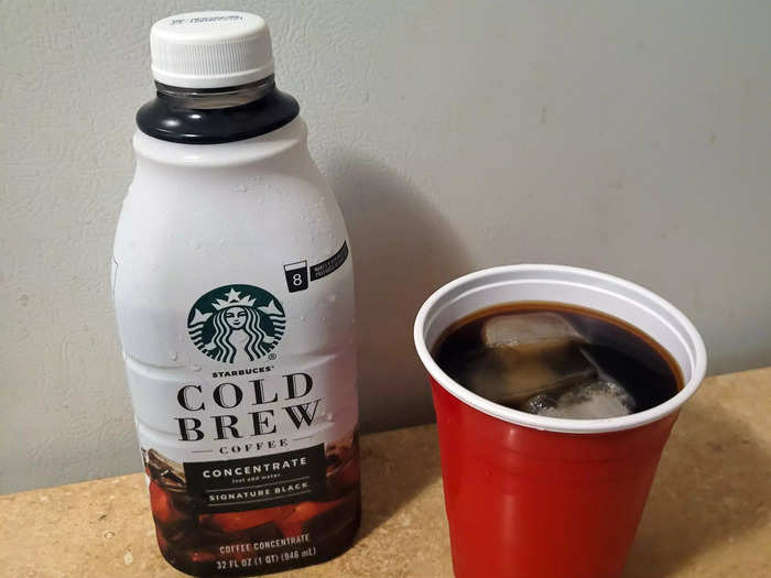 The cold brew had a unique taste that I actually enjoyed.