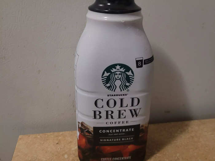 I found a bottle of Starbucks cold brew at Target.