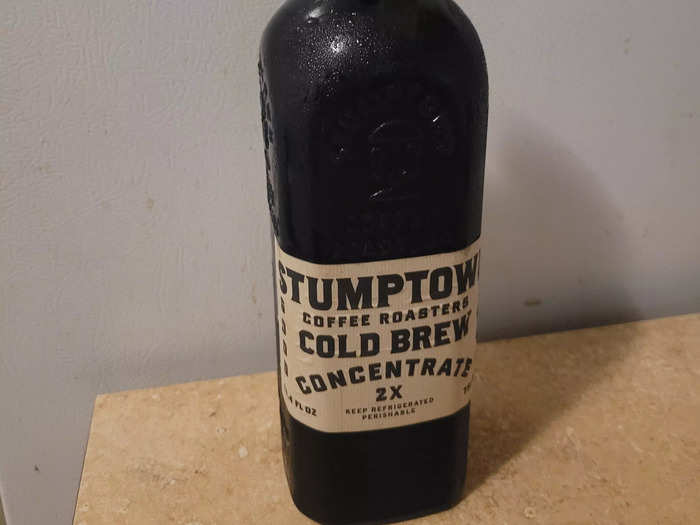 I was honestly nervous to try the Stumptown 2X concentrate.