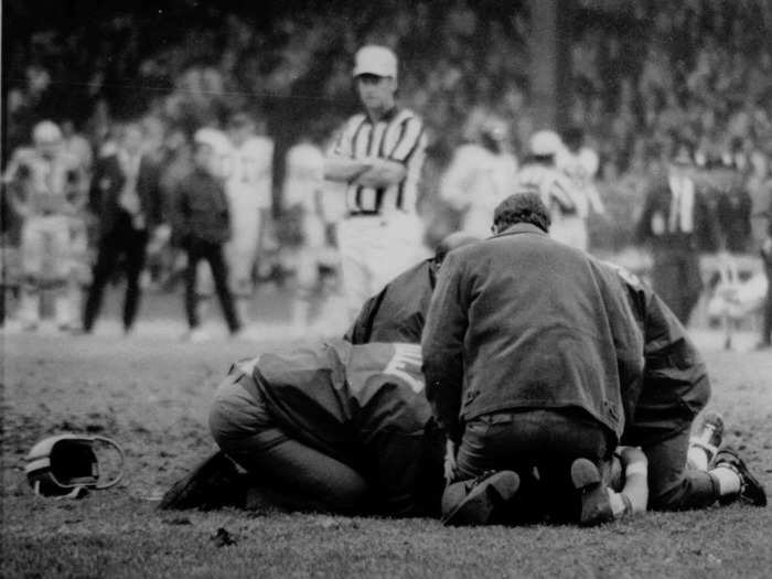 Detroit Lion Chuck Hughes had a fatal heart attack on the field in 1971, the only NFL player to die while playing.