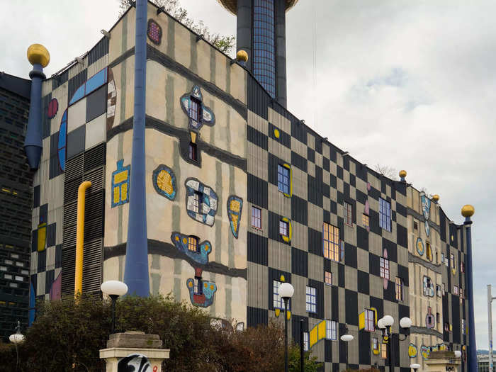 Hundertwasser also created this building