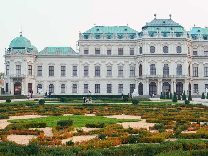 The first was Belvedere Palace, built in the 15th century to house Prince Eugene of Savoy, according to the Vienna Tourist Board. I thought the architecture was impressive, a baroque style that gained traction in Vienna in the 17th century, according to Vienna Unwrapped.