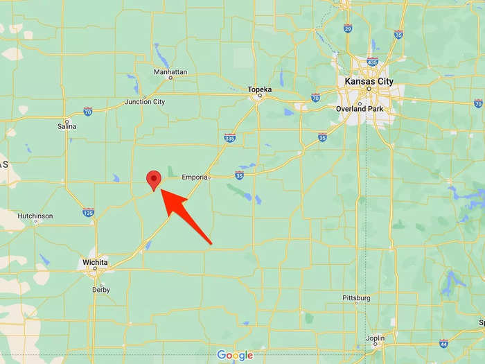 According to KSNT, the property is in a remote area of Kansas, which Sears said also appeals to interested buyers. The closest town, Cedar Point, is five miles away, and the closest city, Emporia, is 34 miles from the property, KSNT reports.