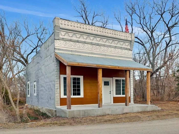 From the exterior, details from when the building was first built remain. For example, the metal siding is original, Sears said.