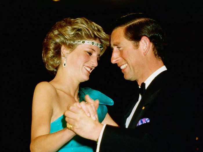 After their wedding, Princess Diana became a working royal and accompanied Charles at events across the world. Here, they danced at a formal event in Melbourne, Australia, in 1985.