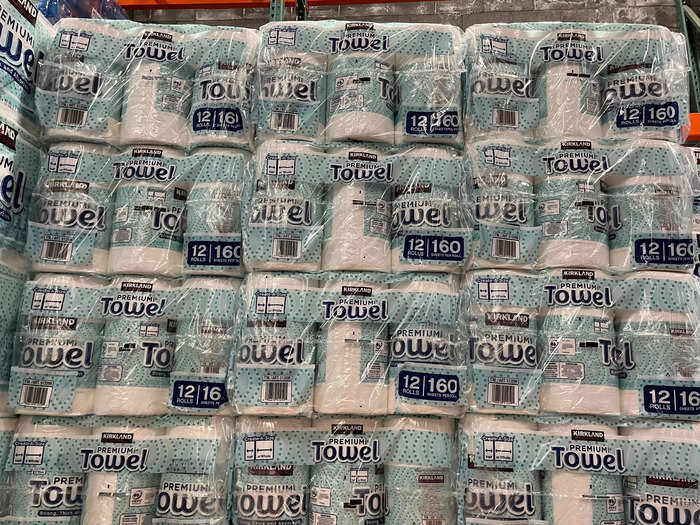 Paper towels are one thing it pays to have in bulk.