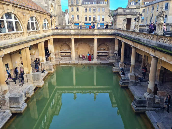 I was seriously impressed by the Roman Baths, after which the spa town is named. This was the fashionable place to be during Austen