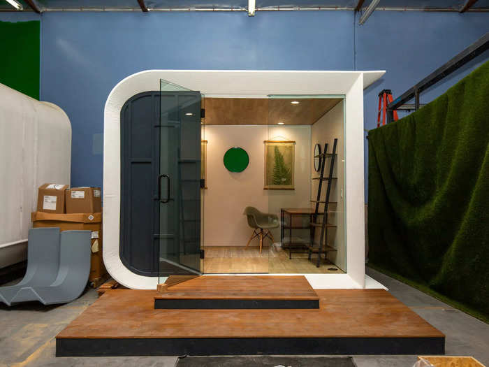 This one is its backyard studio, a 120-square-foot room starting at $26,900.