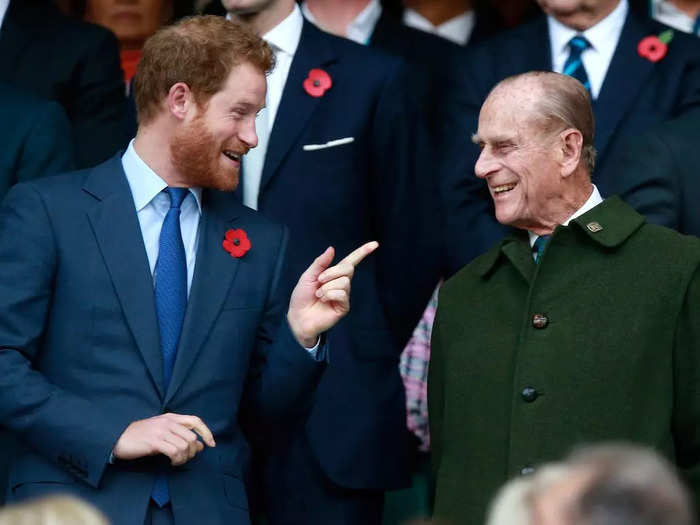 Prince Harry spoke of his grandfather