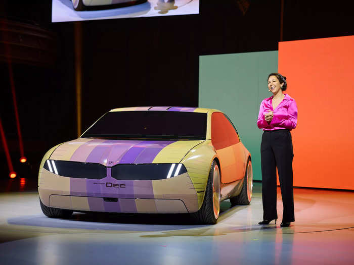 BMW says the word "Dee" is short for Digital Emotional Experience and reflects its goal to foster a stronger emotional connection between the car and its owner.