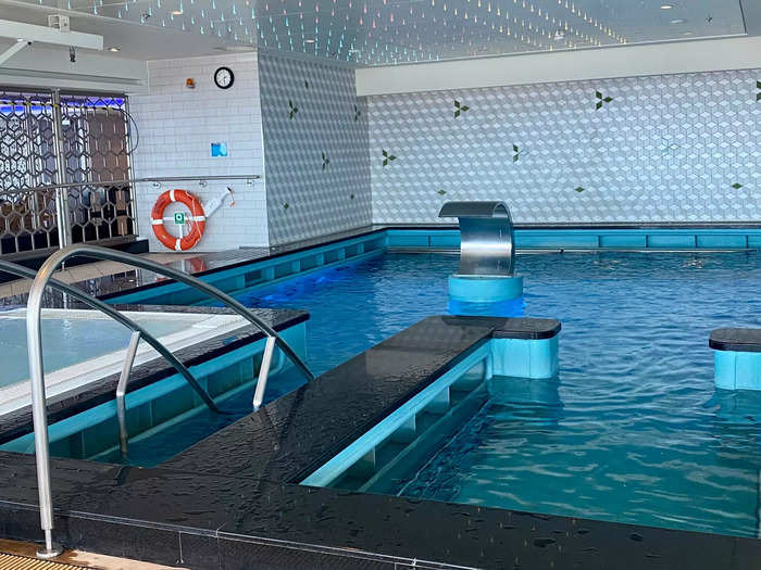 The Norwegian ship had the most high-end spa retreat I