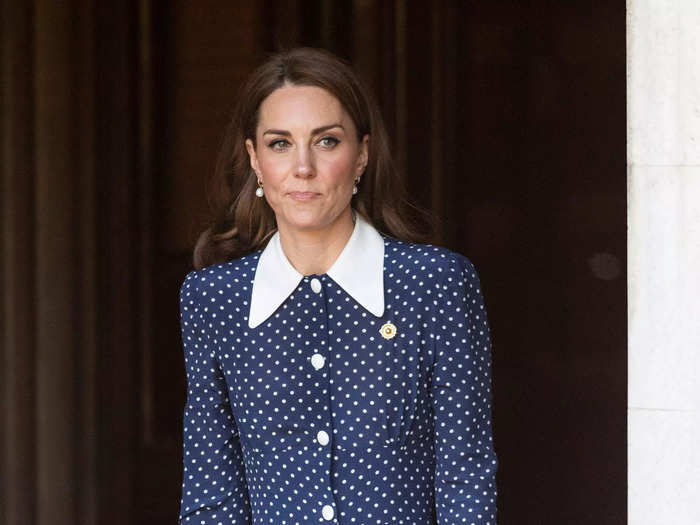 The royal channeled Princess Diana in a polka-dot dress.