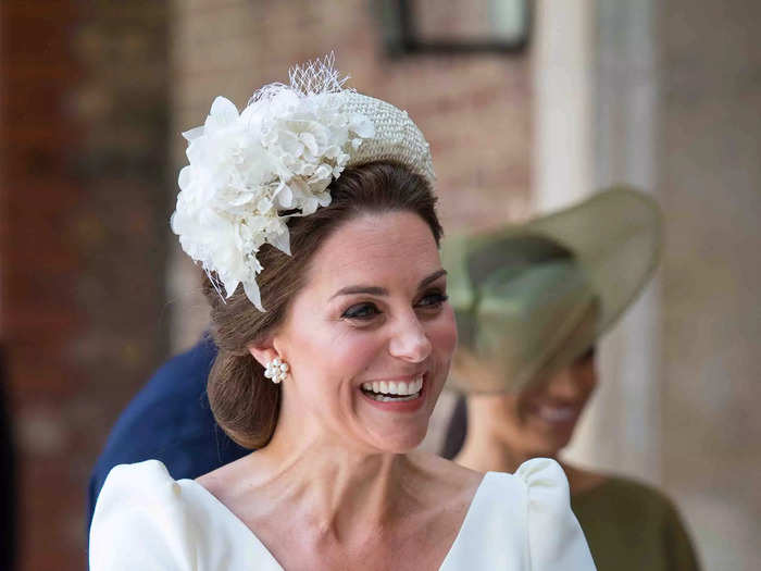 In 2018, she wore an all-white look for the christening of her third child, Prince Louis.