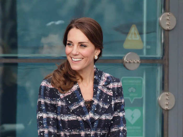 Kate had a fabulous tweed moment while visiting the National Football Museum.