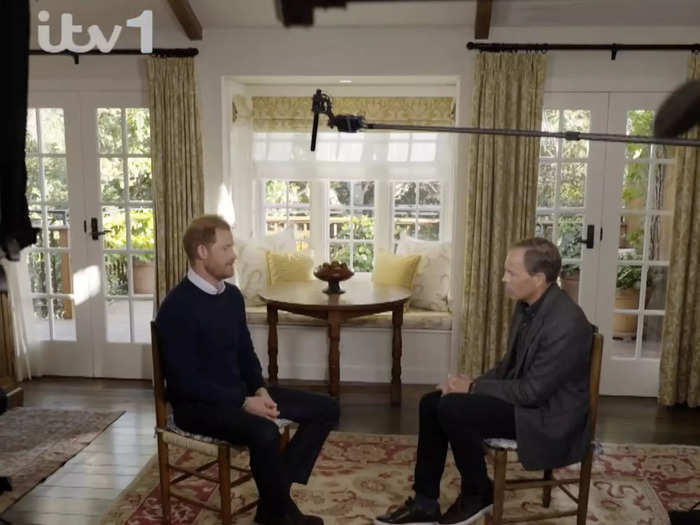 Prince Harry sat down for a wide-ranging interview with ITV News at Ten presenter Tom Bradby, which aired in the UK on Sunday.