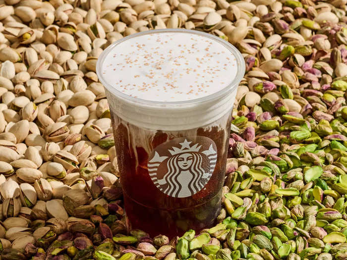 The Pistachio Cream Cold Brew is Starbucks