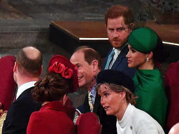 At Harry and Meghan