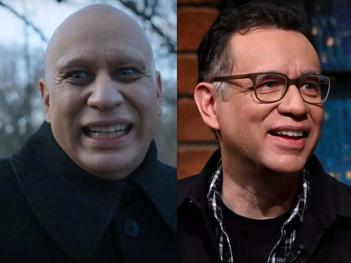 Fred Armisen brought a wacky Uncle Fester to "Wednesday."