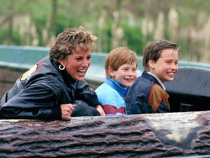 Harry and William were given locks of Diana