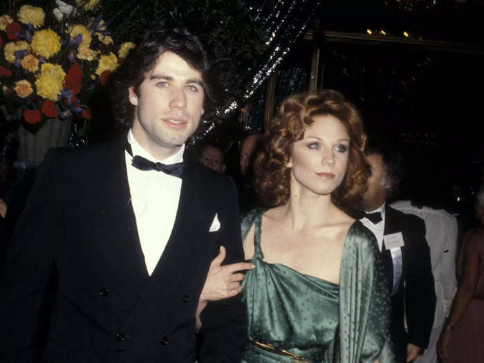 January 1980: Marilu Henner stole the show with her shiny green dress and matching shawl.