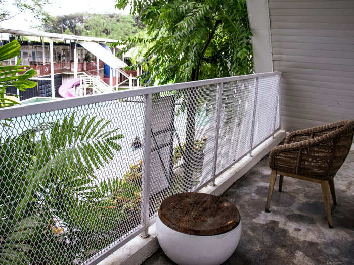 The best part of the room was the balcony. It overlooked the swimming pool, and was a great place to lounge about and take pretty photos.