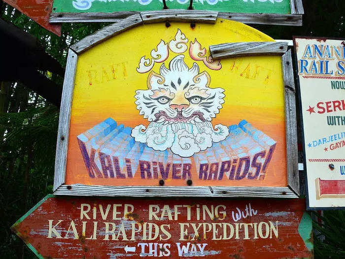 Cool down on Kali River Rapids.