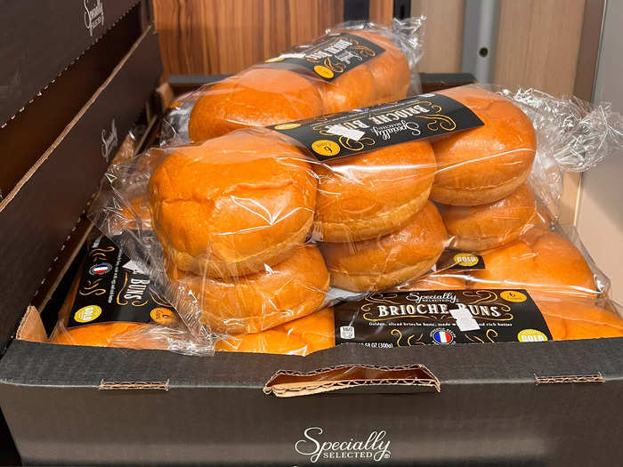 The Specially Selected brioche buns make any sandwich classier.